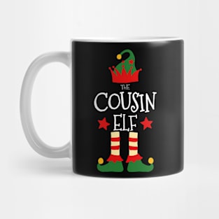 Cousin Elf Matching Family Group Christmas Party Pajamas Mug